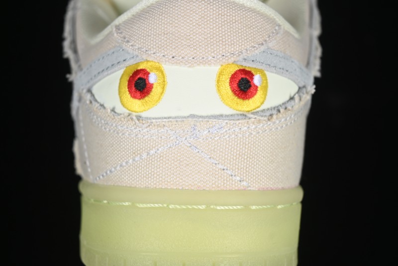 Nike SB Dunk Low "Mummy" Casual Skate Shoes with Tear-Away Fabric and Egyptian Theme - DM0774-111