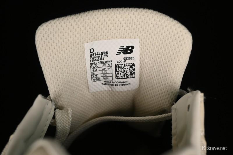 New Balance 574 Series Retro Casual Running Shoes - U574LGRN