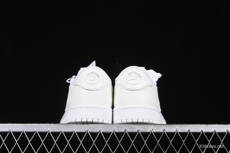 Nike Travis Scott x Air Jordan Low OG SP AJ1 Retro Sneakers in Pure White - TD1228-111