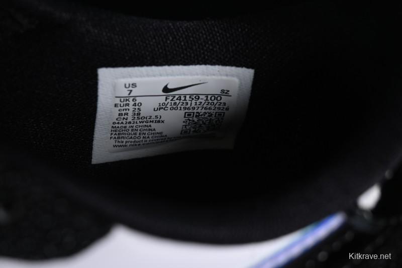 Nike Air Jordan 1 Low Golf AJ1 Golf Shoes with Laser Leather Black Double Hook - FZ4159-100