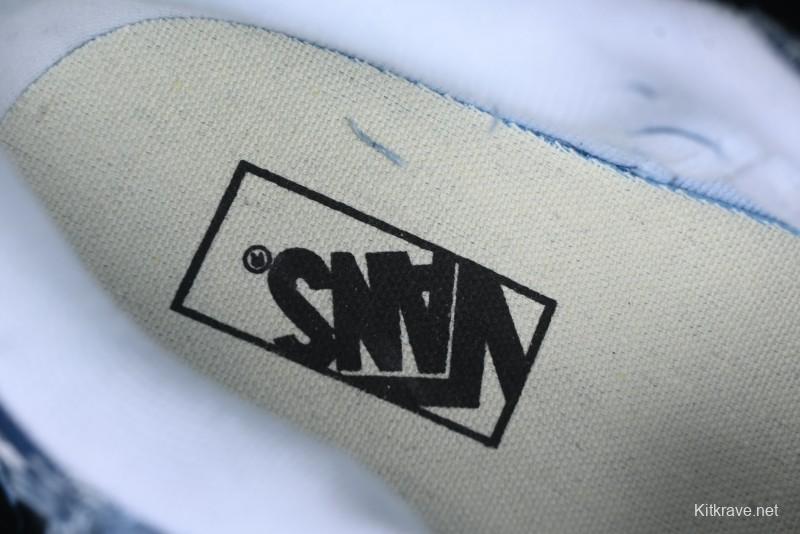 Vans Knu Skool Washed Tie-Dye Low-Top Casual Skate Shoes - VN000CS0239