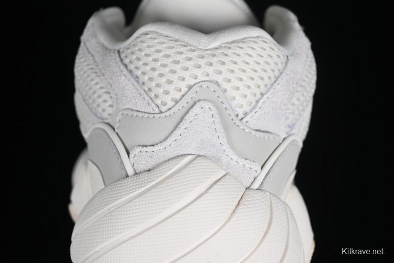 Adidas Yeezy 500 Bone White Casual Running Shoes - FV3573