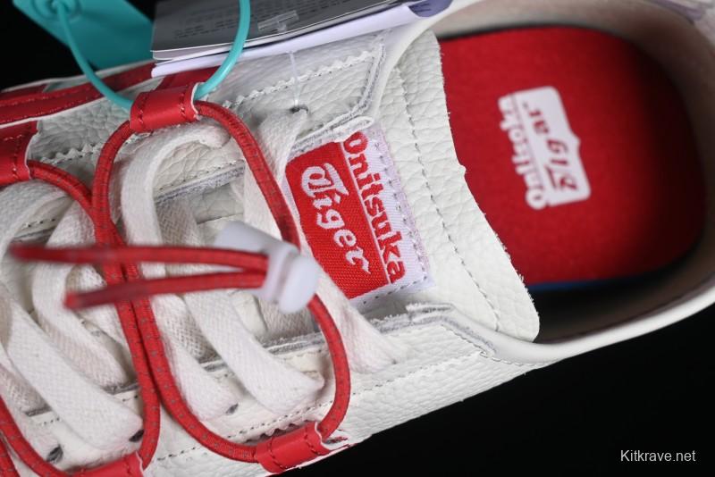 OnitsukaTiger Mexico 66 Low-Top Lace-Up Casual Running Shoes - 1183C216-100