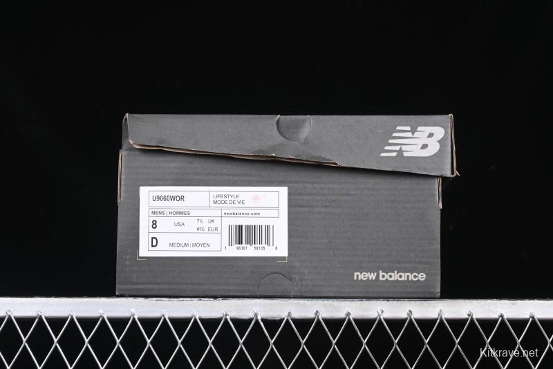 New Balance 9060 Retro Casual Running Shoes with ABZORB Cushioning - U9060WOR