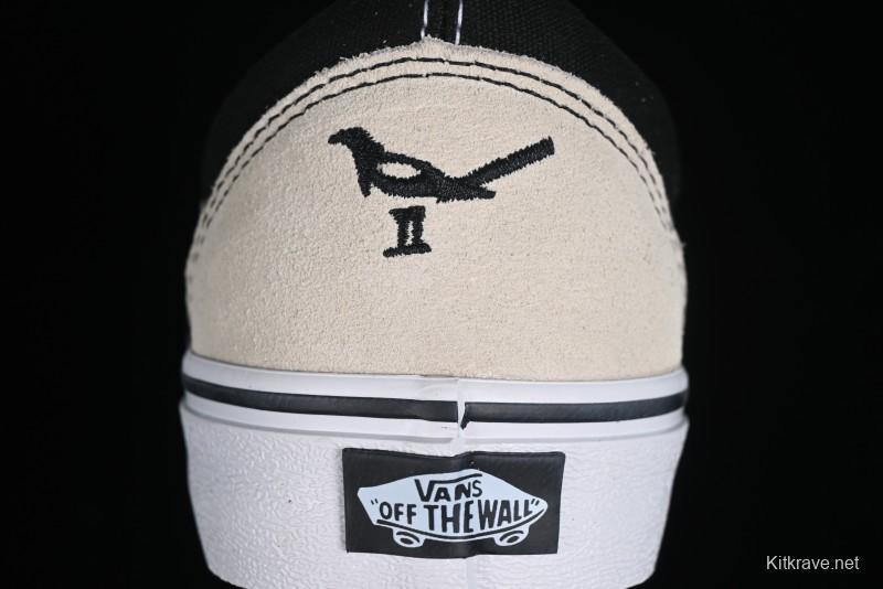 Vans Buzz Old Skool Peace Dove Classic Canvas Patchwork Low-Top Skate Shoes - VN000CR5BPB