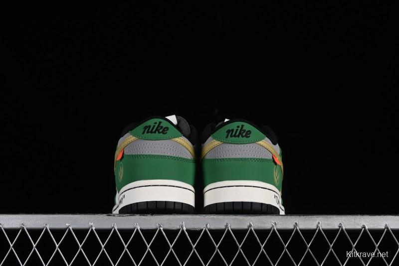 Nike SB Dunk Low Power Rangers Ankylosaurus Colorway Low-Top Casual Skateboarding Shoes - ZZ1998-006