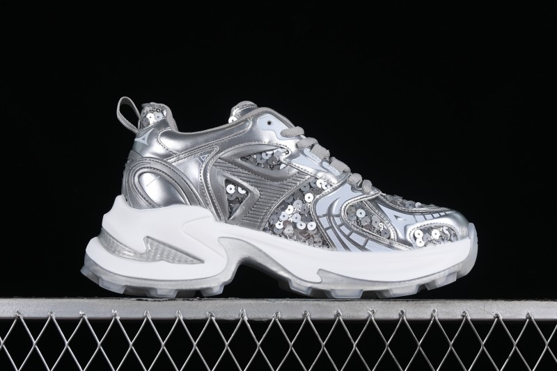 GG-CC Casual Sandals with Asymmetric Design and Cool Functional Style - 70119-3 Silver