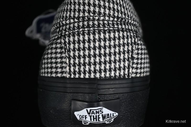 Vans Demons Style 53 Black White Retro Houndstooth Loafers - VN000CQPYER