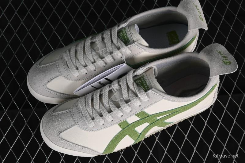 Onitsuka Tiger Mexico 66 Low-Top Leather Casual Running Shoes - 1183B391-202