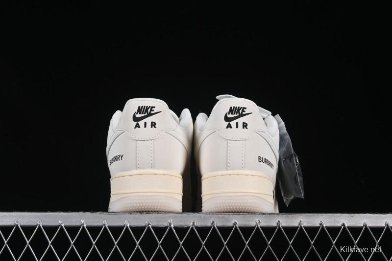 Nike Air Force 1 '07 Low Burberry Collaboration Off-White Crystal Low-Top Casual Sneakers - BB8588-226