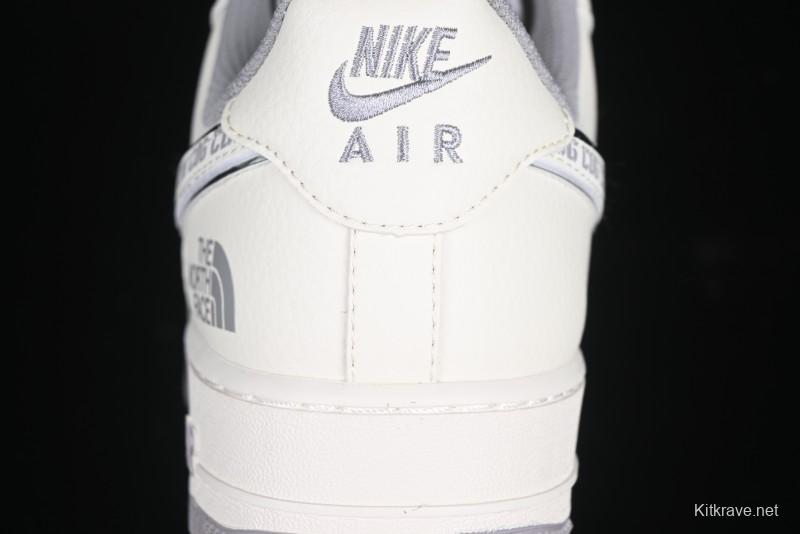 Nike Air Force 1 '07 Low The North Face x CDG Light Bone Swoosh Casual Sneakers - BB7518-014