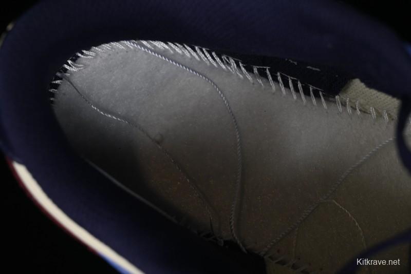 Nike Dunk Low SB Skateboarding Shoes in White Blue Red Colorway - FV8119-161