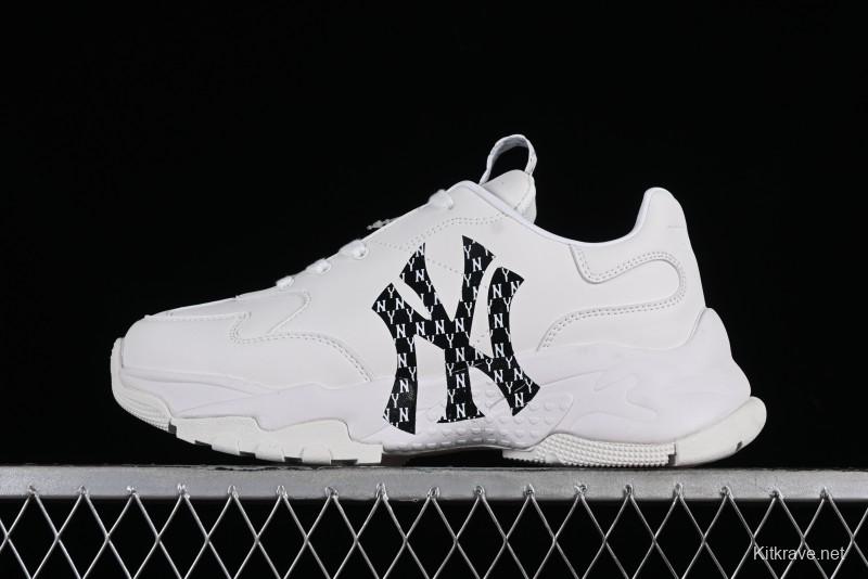 MLB Bigball Chunky Mono New York Yankees Thick Sole Casual Sneakers - 32SHCM01150W