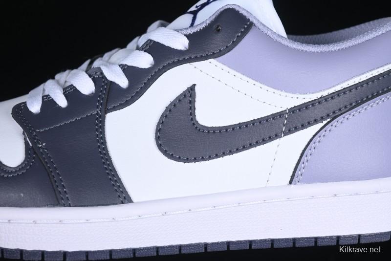 Nike Air Jordan 1 Low AJ1 Haze Purple Casual Lifestyle Sneakers - 553558-145