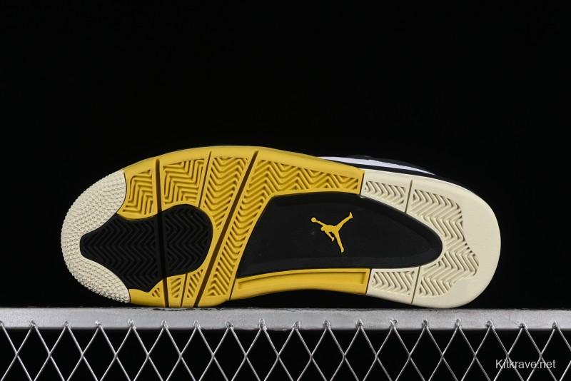 Nike Air Jordan 4 Retro Vivid Sulfur Basketball Shoes - AQ9129-101