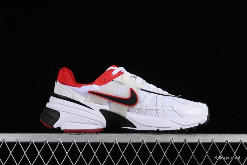 Nike Runtekk V2K Retro Low-Top Running Shoes with Cushlon Midsole and Distressed Effect - HF0120-100