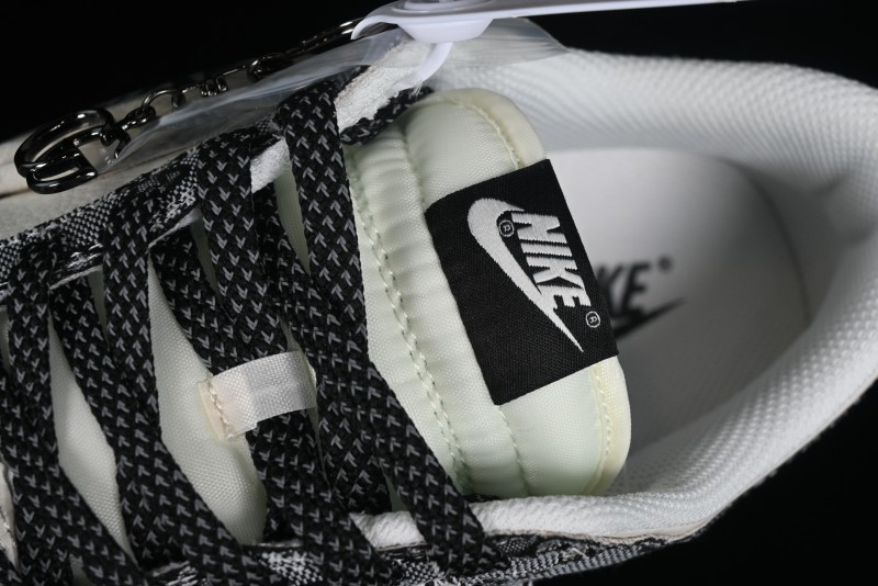 Nike SB Dunk Low Gucci Collaboration - Grey Pattern Anniversary High-End Custom Low-Top Casual Skate Shoes - BB9676-311