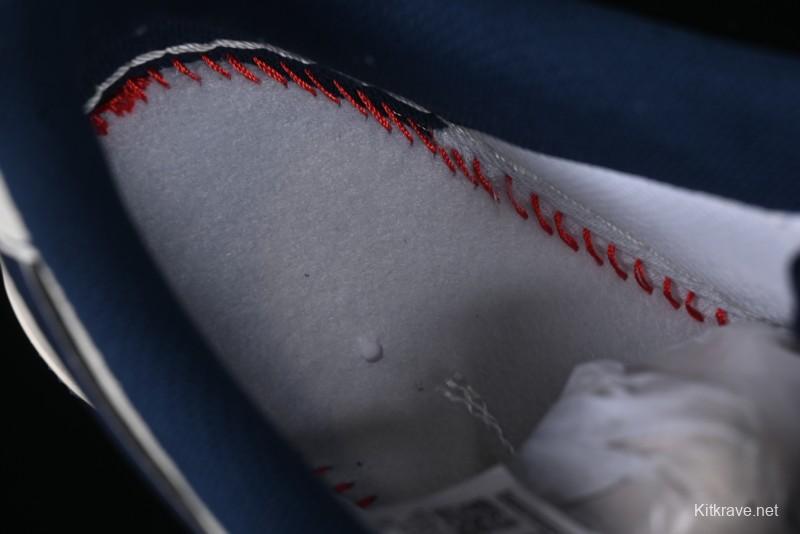 Nike Air Force 1 '07 Low Supreme Collaboration Navy Blue Line Low-Top Casual Sneakers - XZ6188-019