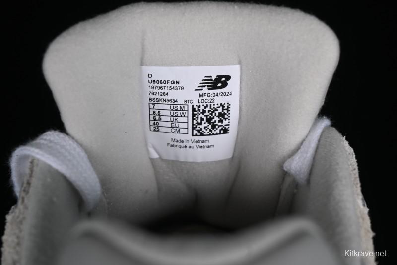 Joe Freshgoods x New Balance 9060 Retro Casual Running Sneakers with ABZORB Cushioning - U9060FGN