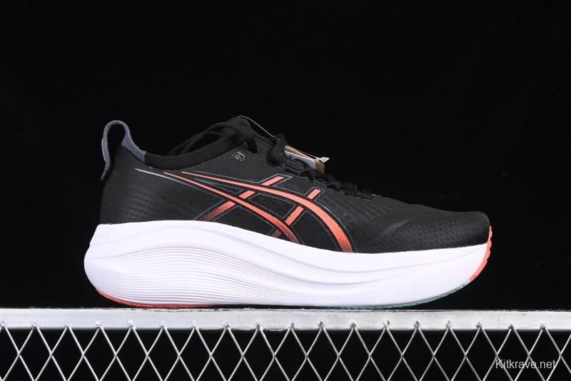 Asics Gel-Nimbus 27 Retro Breathable Casual Shoes Cushioned Men's Durable Running Shoes - 1011B958-101