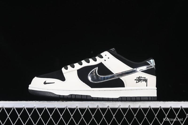 Nike SB Dunk Low Stussy Anniversary Edition Customized Low-Top Casual Skate Shoes - KK1333-015