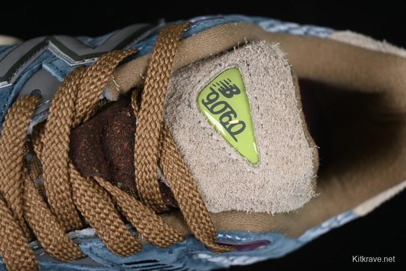 New Balance 9060 Retro Casual Running Sneakers with ABZORB Cushioning Technology - U9060BD1