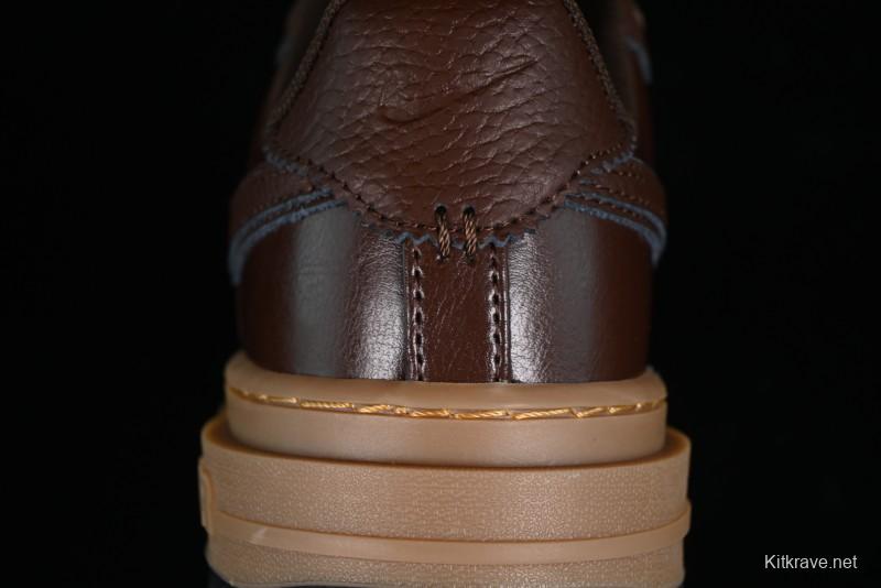 Nike Air Force 1 Low Luxe Casual Sneakers with Thick Sole and Waterproof Design - DM2451-200