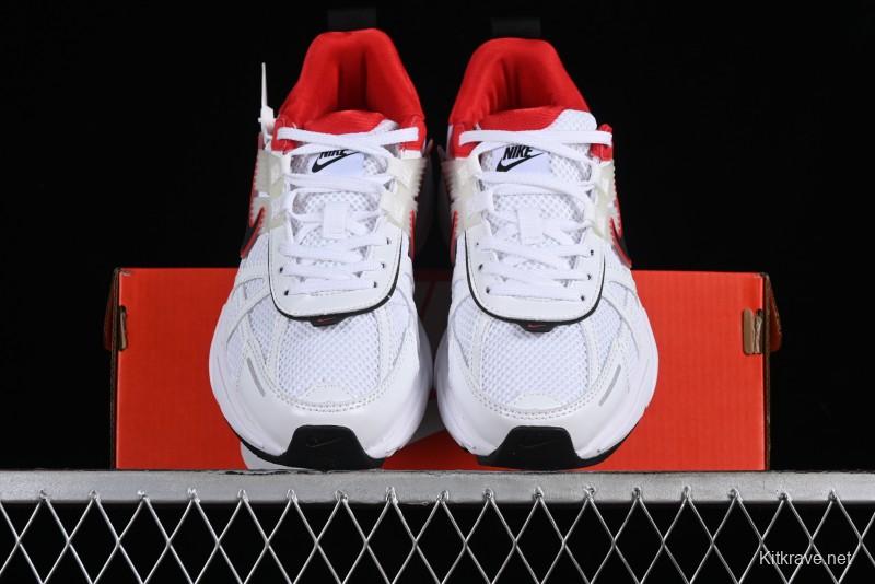 Nike Runtekk V2K Retro Low-Top Running Shoes with Cushlon Midsole and Distressed Effect - HF0120-100