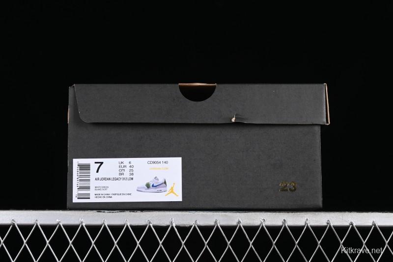 Nike Air Jordan Legacy AJ312 Low Triple Strap Sneakers with Premium Leather - CD9054-140