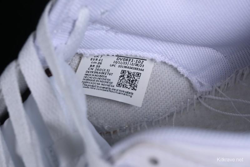 Nike SB Dunk Low White Red Colorway Low-Top Casual Skateboarding Shoes - DV0831-102