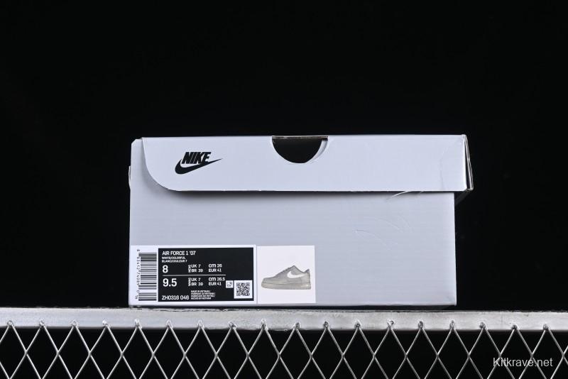 Nike Air Force 1 '07 Low Casual Sneakers with Black Splatter Design - ZH0316-046