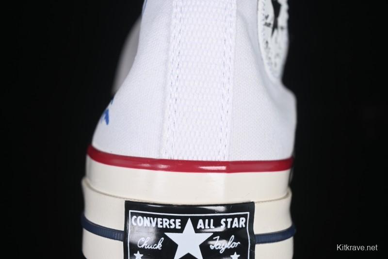 Converse Chuck 1970s High Top Casual Canvas Sneakers with Classic Graffiti Limited Edition Three-Star Logo - 162056C