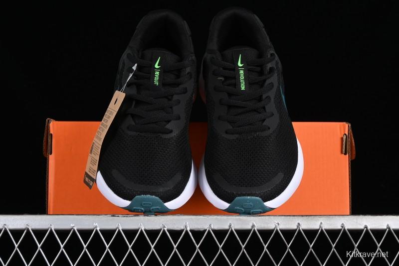 Nike Revolution 7 Wide Running Shoes with Breathable Mesh and Durable Cushioning - FB2207-004