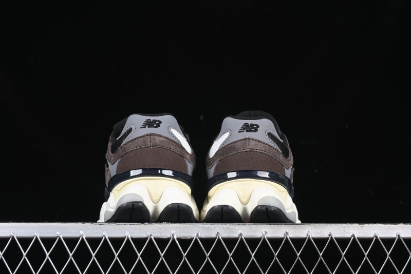 New Balance 9060 Retro Casual Running Shoes with ABZORB Cushioning Technology - U9060BRN