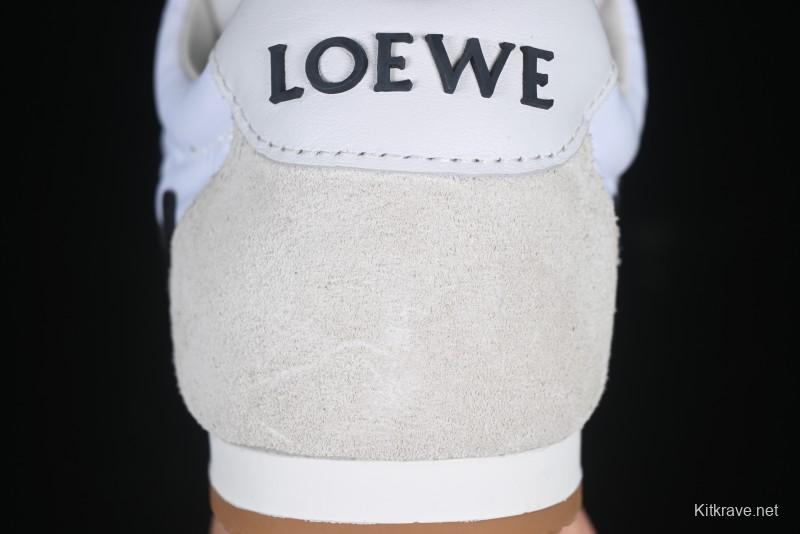 Loewe Ballet Runner 2.0 Sneakers Retro Style Low-Profile Casual Sports Shoes with Asymmetric Toe Design - Ballet Runner 2.0