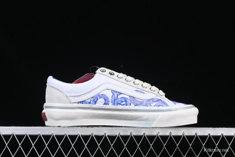 Vans Old Skool Year of the Snake Limited Edition Low-Top Casual Skate Shoes - VN000D57CDA