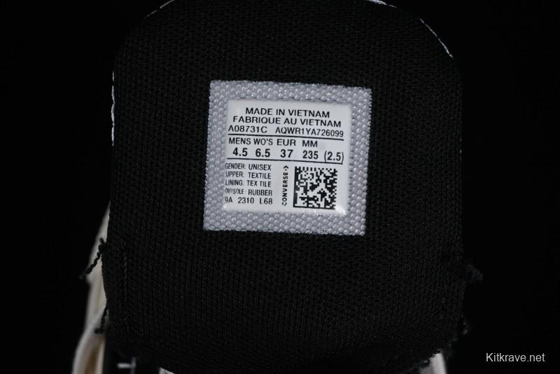 Converse All Star Lift Platform Sneakers with Daisy Stitch Detail - A08731C