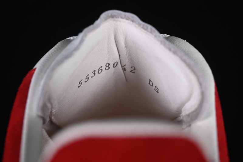 Alexander McQueen Oversized Sneakers with Red Suede Heel Detail - D.E5