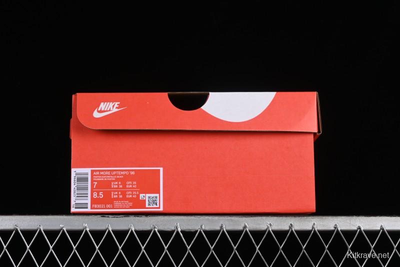 Nike Air More Uptempo 96 QS Scottie Pippen OG Series Classic High Street Versatile Casual Sports Culture Basketball Shoes - FB3021-001