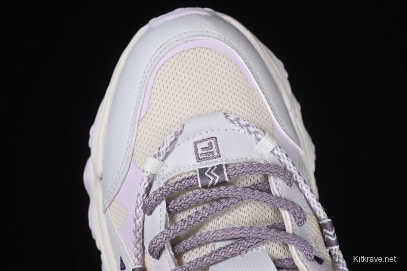 Fila Fusion Retro Mars Running Shoes with Lace-Up Design and Cushioned Sole - F12W432101FGO