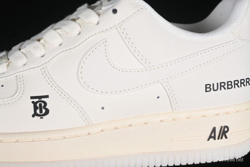 Nike Air Force 1 '07 Low Burberry Collaboration Off-White Crystal Low-Top Casual Sneakers - BB8588-226