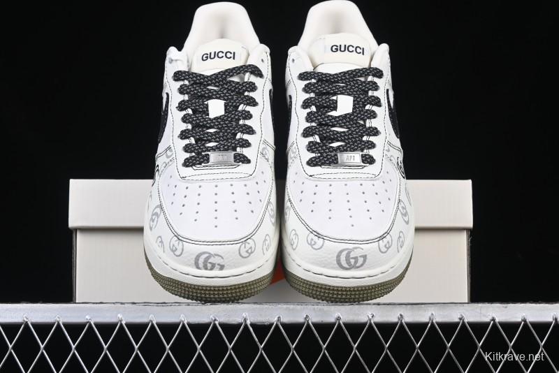 Nike Air Force 1 '07 Low Gucci Collaboration Classic Pattern Low-Top Casual Sneakers - CH6336-516