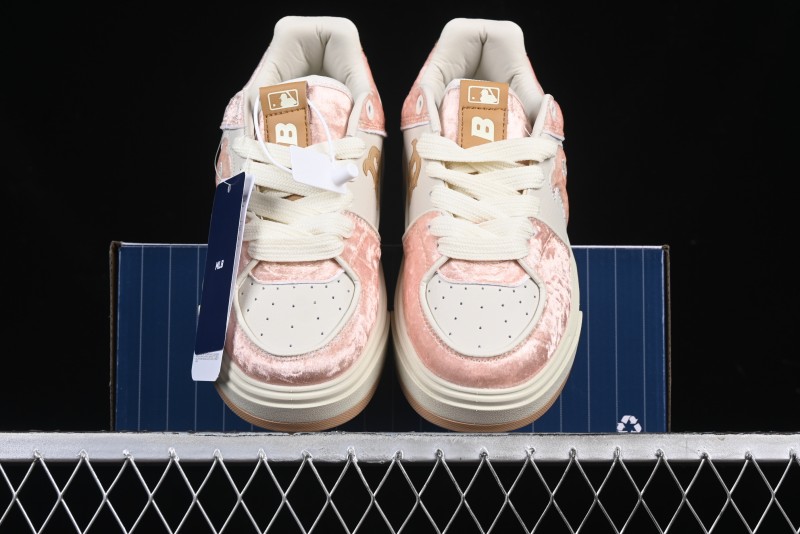 New York Yankees MLB Bigball Chunky Window Velvet Monogram Thick Platform Casual Running Shoes - 3ASXCVC4643BGS