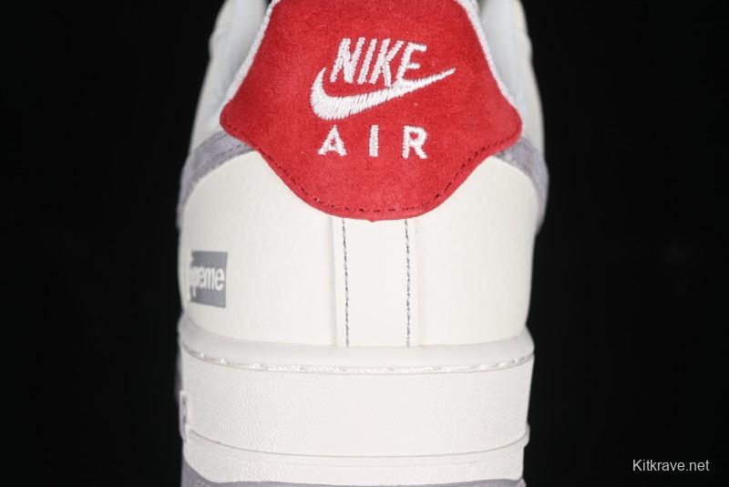 Nike Air Force 1 '07 Low Supreme Casual Sneakers with Full-Length Air Cushion - BB7518-020
