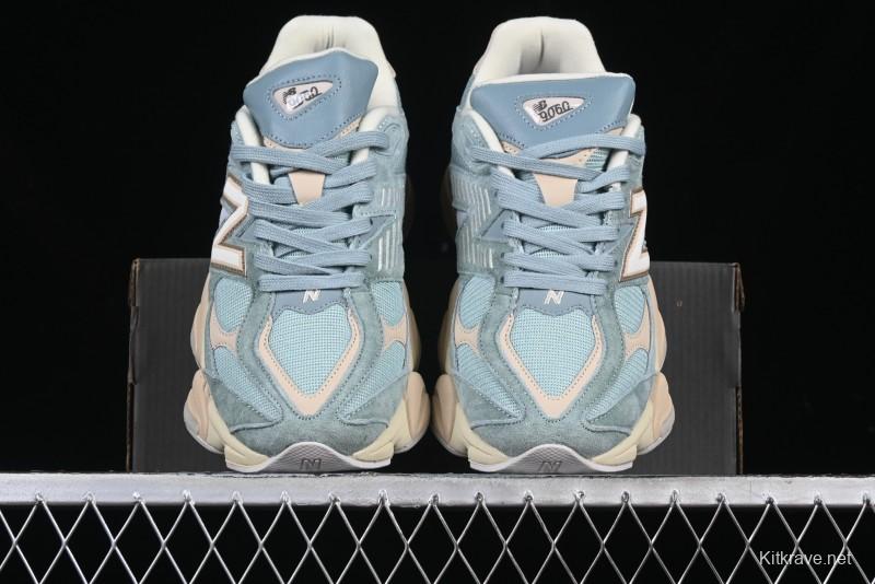 New Balance 9060 Retro Casual Running Sneakers with ABZORB Cushioning Technology - U9060FNB