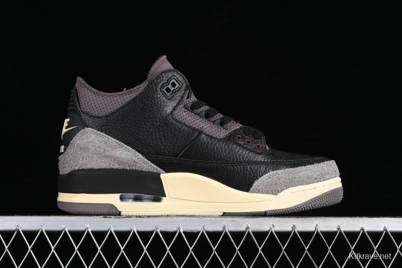 Nike A Ma Maniere x Air Jordan 3 Retro Black Sneakers - FZ4811-001