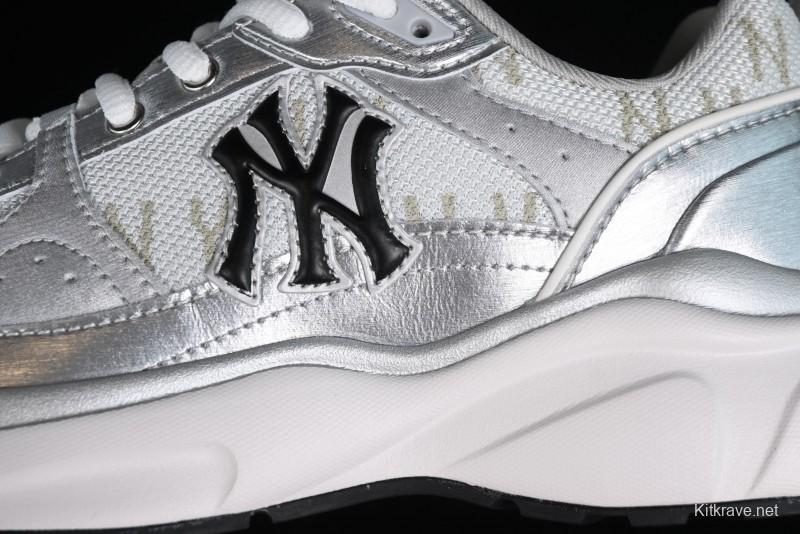 New York Yankees MLB Fast Ball Classic Monogram Retro Casual Running Shoes - 3ARNFSB4N50SIS
