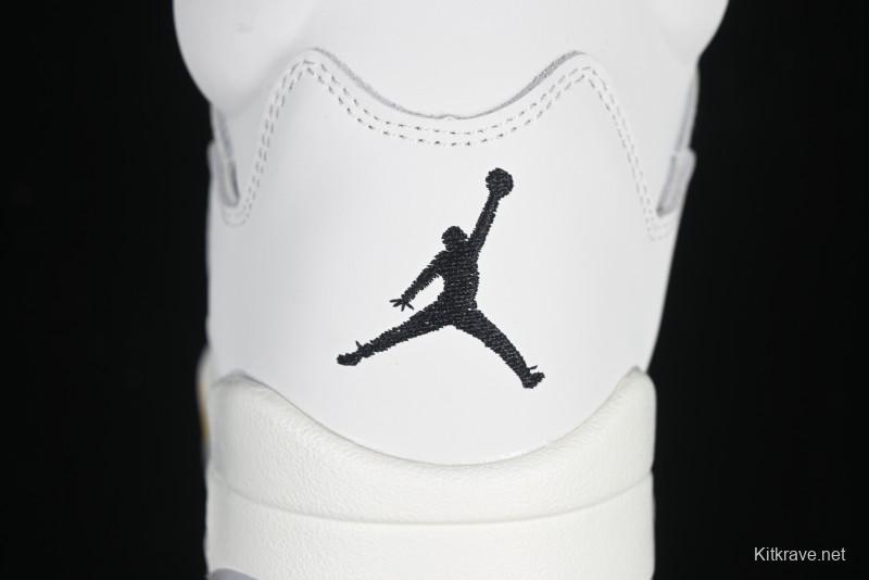 Nike Air Jordan 5 Retro Light Orewood Brown Snake Year Limited Basketball Shoes - HF3183-001