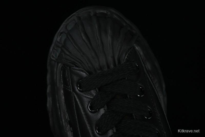 Wayne Original Sole Leather Low Sneaker with Melted Ice Cream Outsole - W.E5