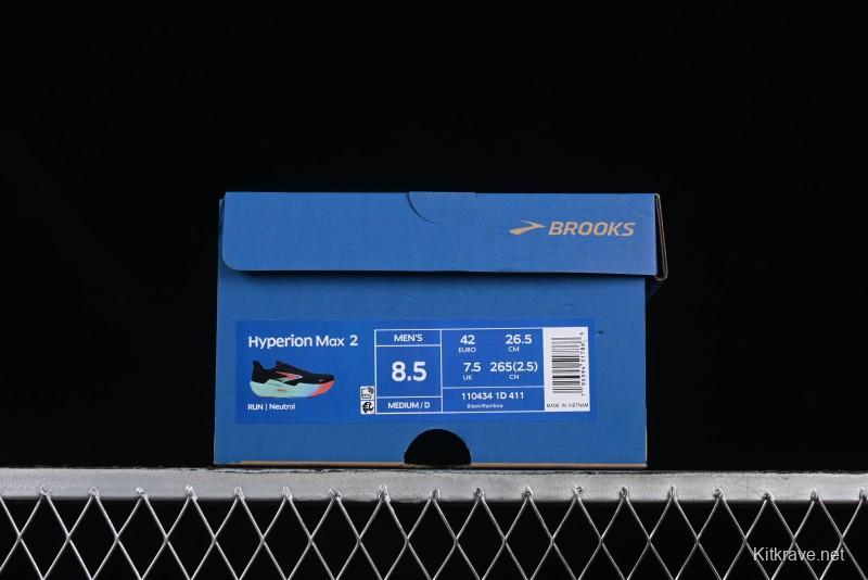 Brooks Hyperion Max 2 Cushioned Racing Marathon Running Shoes - 1104341D411